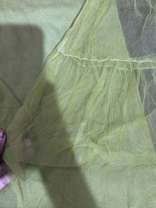 Green Dress with Bell Sleeves