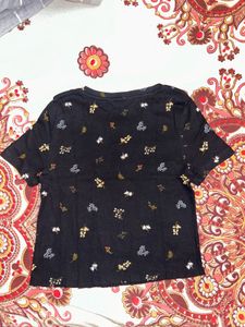 M&amp;S Printed Crop Top