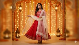 White Organza Dupatta