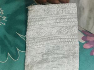 White Kurta With Blue Jeans