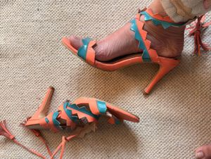Tie Me A Lil Orange Heels