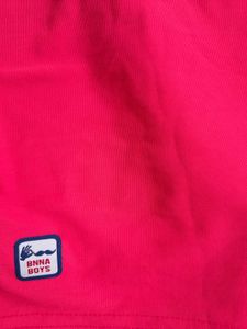 Stylish White &amp; Red Polo Shirt