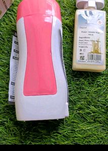 Waxing Kit With Heater And Wax Strip
