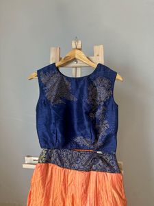 Blue Embellished Lehenga Choli