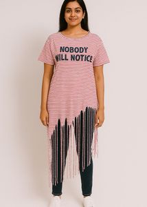 Striped Graphic Tee