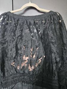 Elegant Black Lace Dress