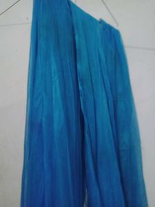 3 Miter Blue Fabric Piece
