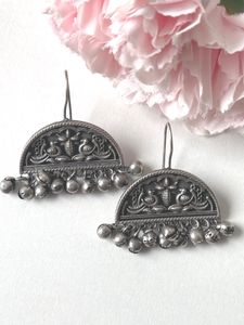 Silver Replica Ghoongro Earring
