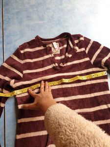 Woolen Long Sleeve Top