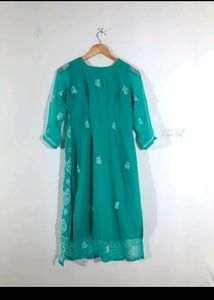 Chickenkari Kurti With Attached Inner