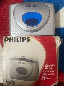 New Vintage Philips AQ6490 Cassette Player