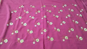 Pink Daily Wear Sari With Blouse Piece