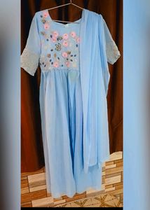 Front Cut Kurta Set