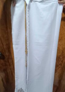White Palazzo With Siroski Work