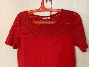 ONLY Women Red Solid Top