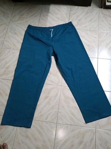 Blue Casual Pants