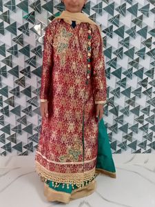 Kurti And Skirt For Girl