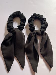 Black Hair Tie Scrunchies