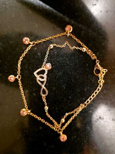Anklet with Infinity Charm