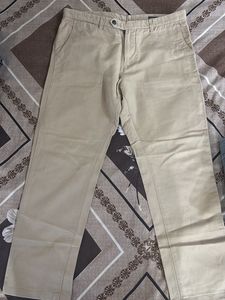 Men's Beige Casual Pants