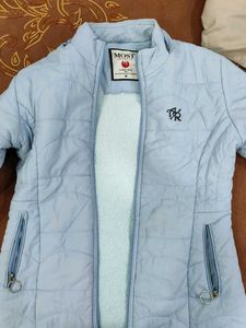 Light Blue Padded Jacket