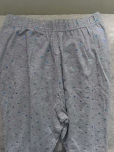 Grey Patterned Leggings