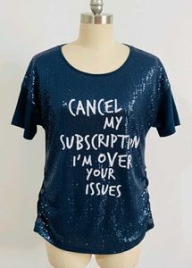 Sequin Graphic Tee