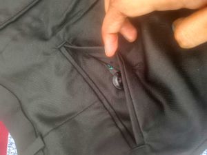 Mens Regular Fit Cotton Blend Formal Trouser