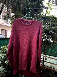 Burgundy Crewneck Sweater M