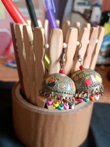 Boho Colorful Bead Dangle Earrings