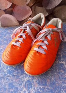 Orange Soccer Cleats
