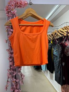 Orange Tank Top