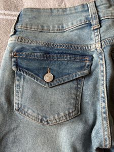 Wide Leg Denim Jeans