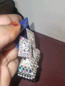 Silver Jhumka