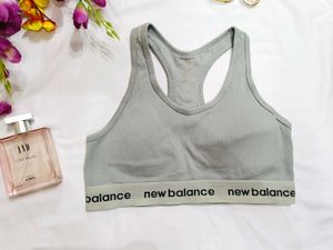 🇳🇿💫💗 New Balance Gray Ribbed Sports Bra