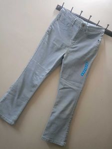 Light Wash Denim Flare Jeans
