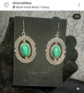 Elegant Dangle Earrings Silver