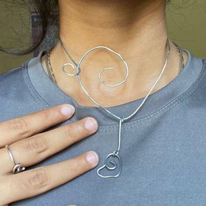 Unique Wire Art Necklace
