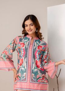 Floral Print Kurta Set