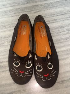 Black Cat Bobs Skechers