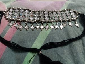 ❤️ Beautiful Oxidise Choker Necklace With Earrings ❤️