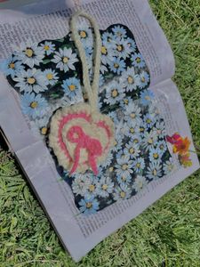 Crochet Keychain Bag Charam