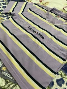 Lavender Striped Tee