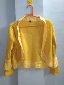 Yellow Lace Shrug