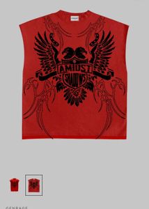 Genrage Red Graphic Tee