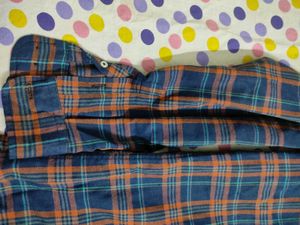 Plaid Button-Down Shirt