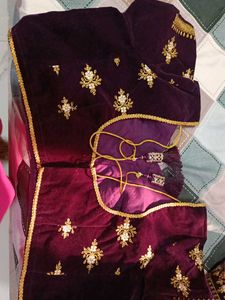 Beautiful Velvet Lengha