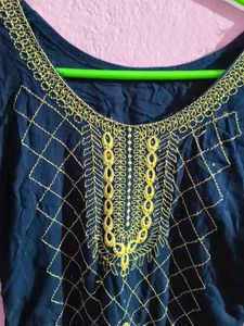 Embroidered Cotton Kurti