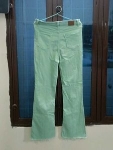 Mint Flare Jeans