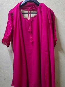 Pink Sharara Set